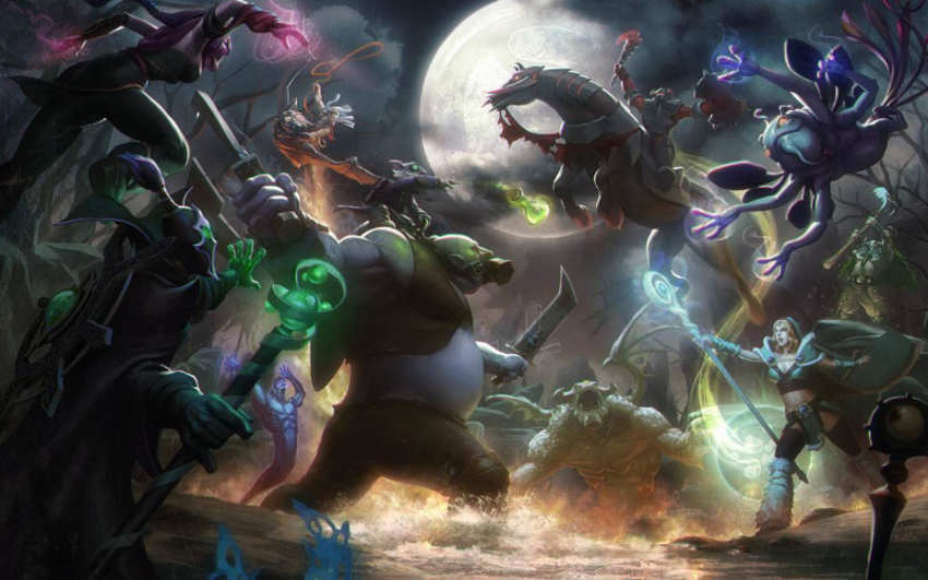 dota2自走旗阵容怎么搭配