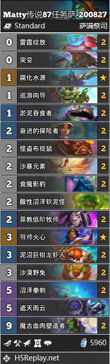 《炉石传说》9月直播卡任务萨卡组攻略