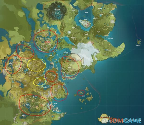 原神琉璃袋位置一览