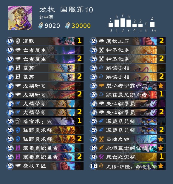 《炉石传说》2021龙牧标准卡组搭配