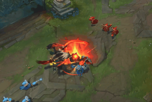 《lol》山海绘卷科加斯皮肤特效展示