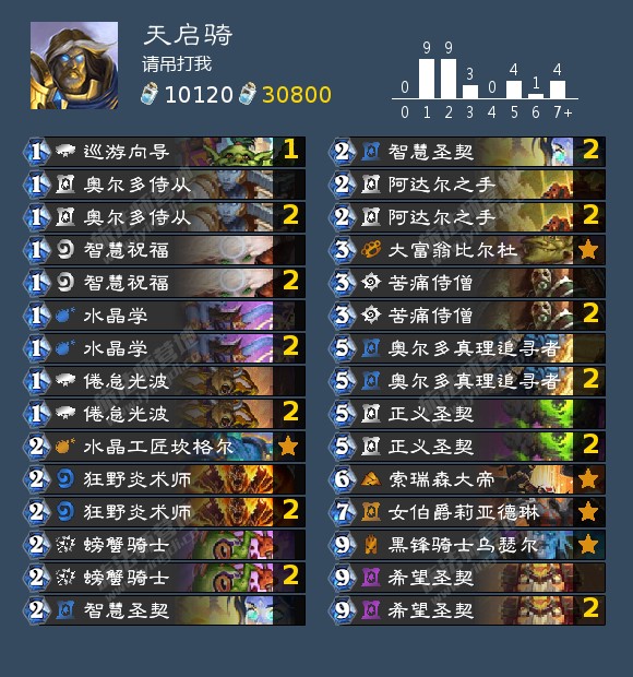 炉石传说2021年3月狂野天启骑卡组攻略