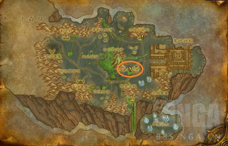 《魔兽世界》怀旧服黑暗神殿门任务接取方法