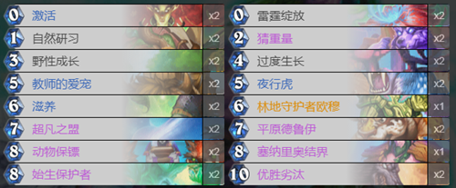 炉石传说贫瘠之地超凡德卡组