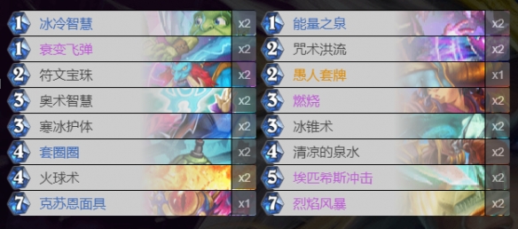 《炉石传说》愚人法代码一览