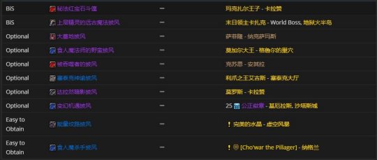 魔兽世界tbc法师p1毕业装备