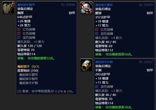 《魔兽世界》TBC制皮都能做什么装备