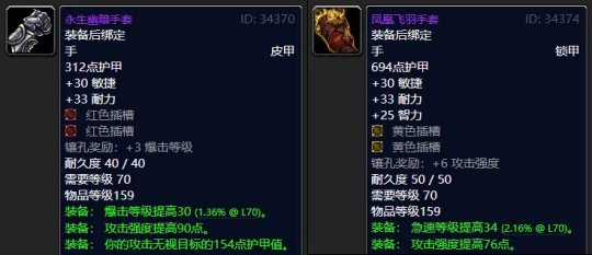 《魔兽世界》TBC制皮都能做什么装备