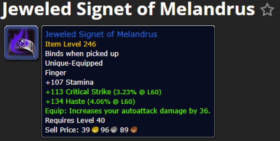 《魔兽世界》9.15麦兰杜斯的宝石玺戒效果重做介绍