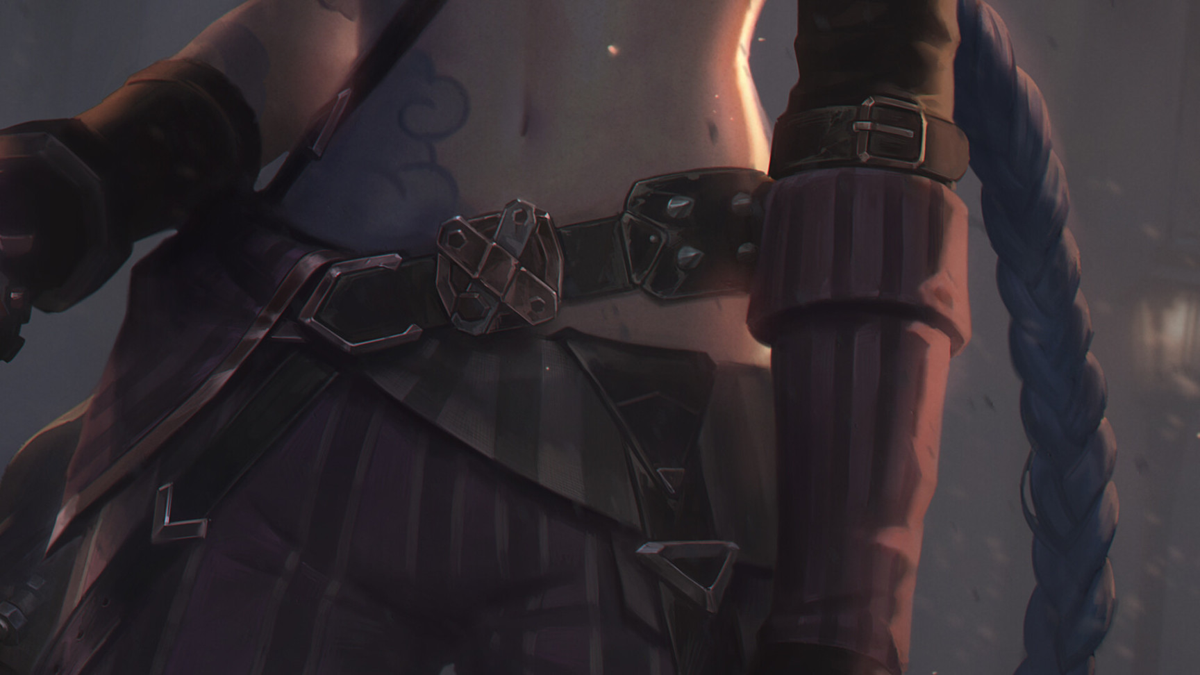 LOL双城之战金克丝原画设计草图分享