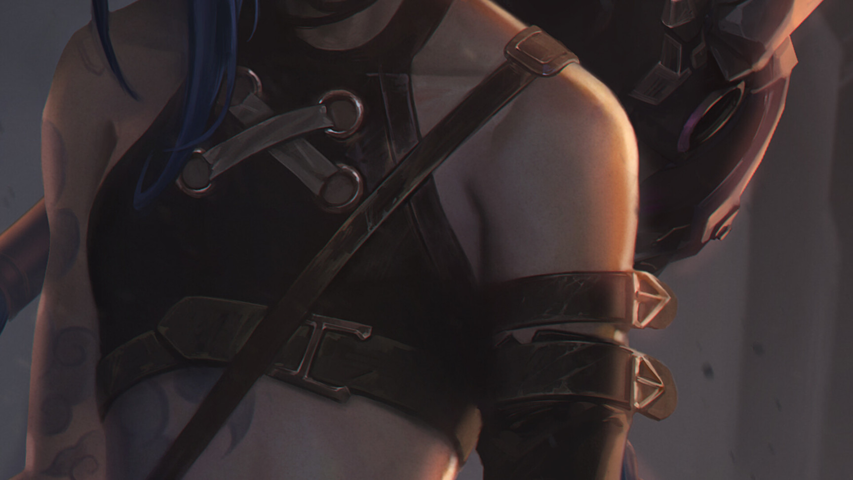 LOL双城之战金克丝原画设计草图分享