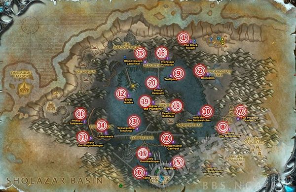 魔兽世界前夕稀有精英位置在哪