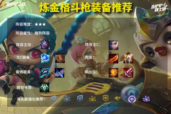 云顶之弈11.24炼金斗枪怎么玩