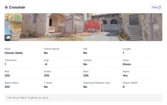 无畏契约donk准星代码一览