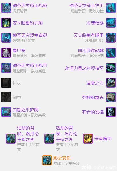 魔兽世界ICC邪DK玩法攻略