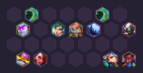 云顶之弈强音再争霸8比特女警阵容推荐