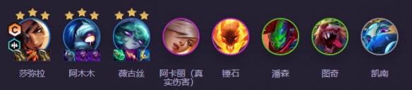 云顶之弈强音再争霸护卫裁决莎弥拉阵容推荐