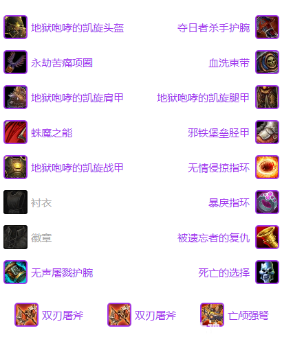 魔兽世界坚守纹章狂暴战兑换攻略