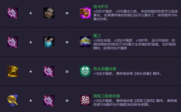 云顶之弈s14.5装备合成图