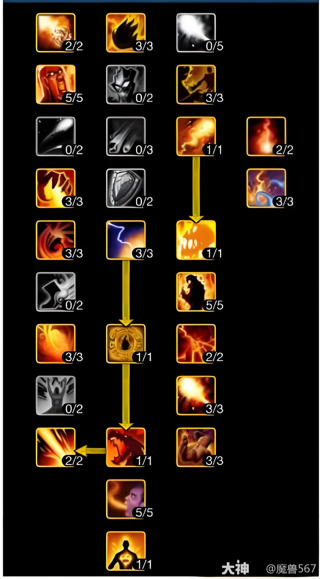 魔兽世界怀旧服法师天赋推荐