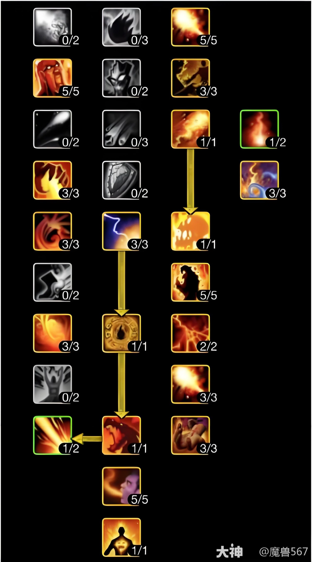 魔兽世界怀旧服法师天赋推荐