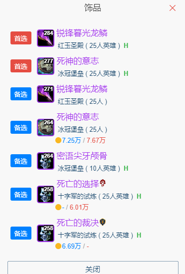 魔兽世界wlkP5射击猎BIS装备宝石附魔推荐