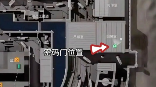 三角洲行动航空基地密码门在哪里