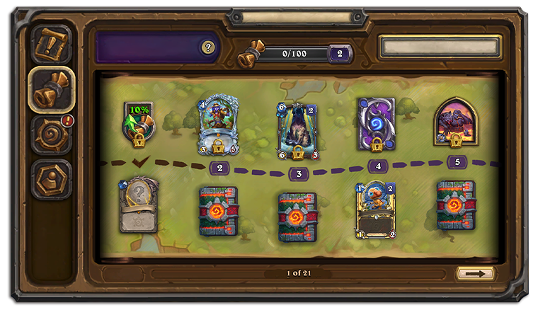 炉石传说安戈洛龟途奖励路线更新一览