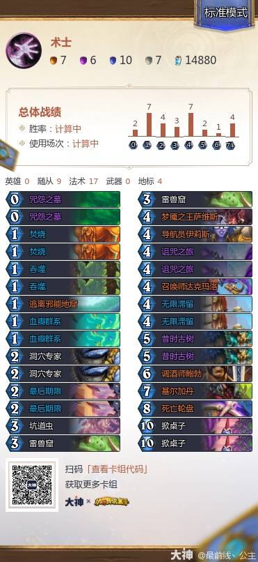 炉石传说安戈洛龟途任务术卡组推荐