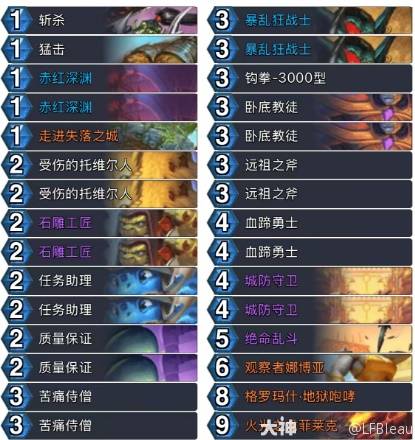 炉石传说安戈洛龟途任务战卡组推荐