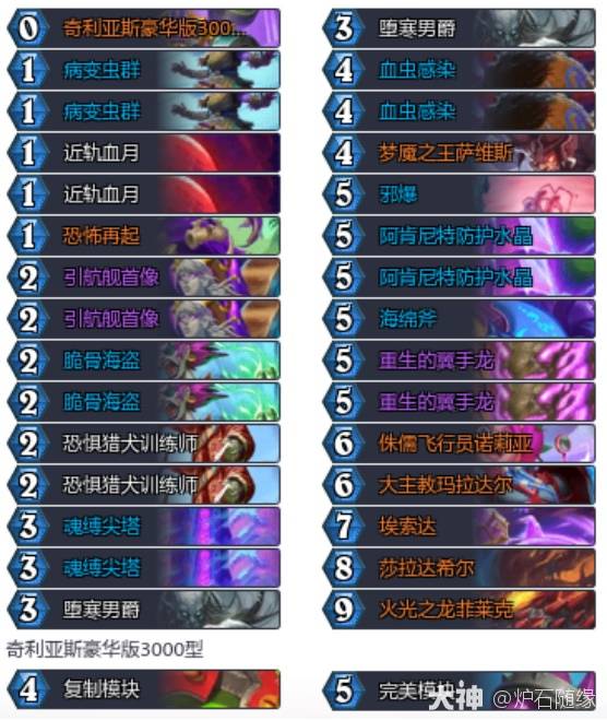 炉石传说安戈洛龟途任务DK卡组推荐