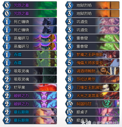 炉石传说33.0.3诸神术卡组代码推荐