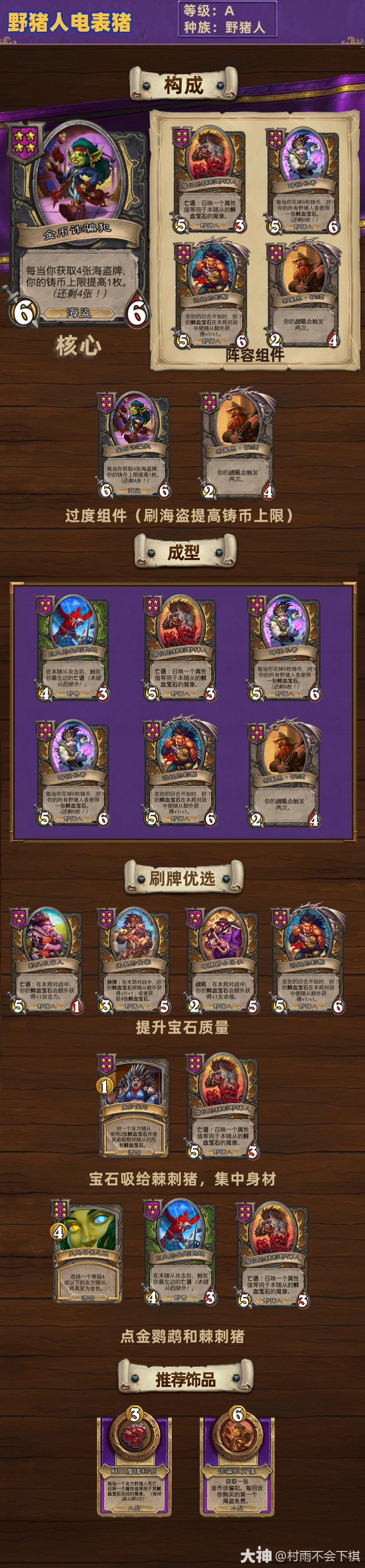 炉石传说33.0.3酒馆战棋野猪人电表猪玩法攻略