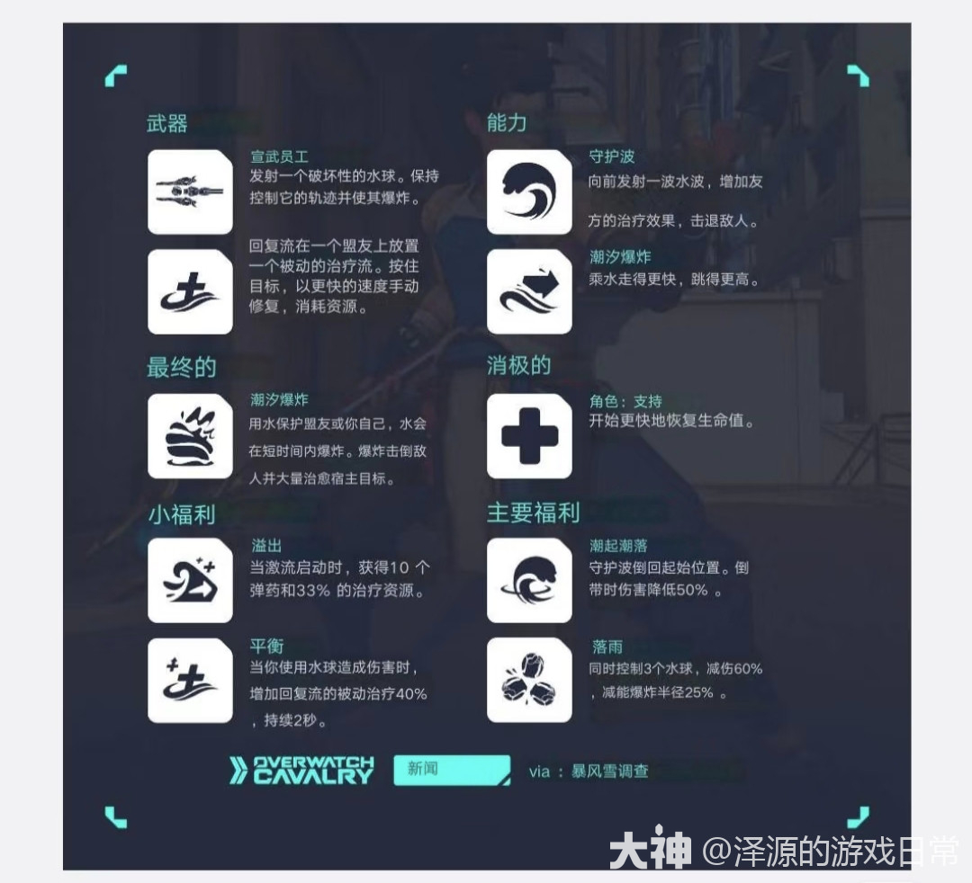 守望先锋无漾技能介绍