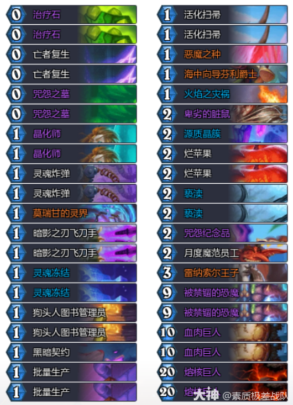 炉石传说8月任务术卡组代码推荐2025