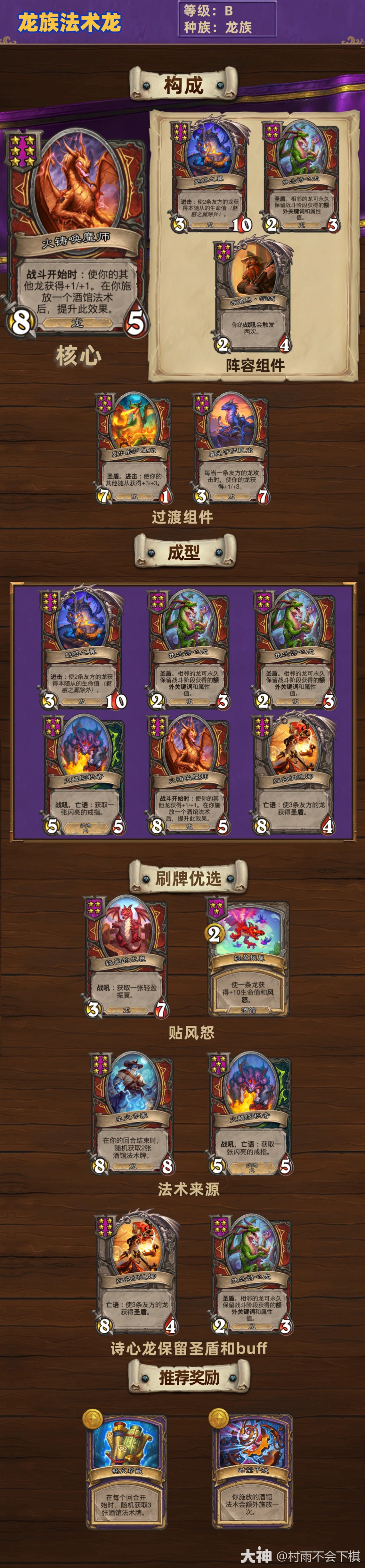 炉石传说33.2酒馆战棋龙族法术龙玩法攻略