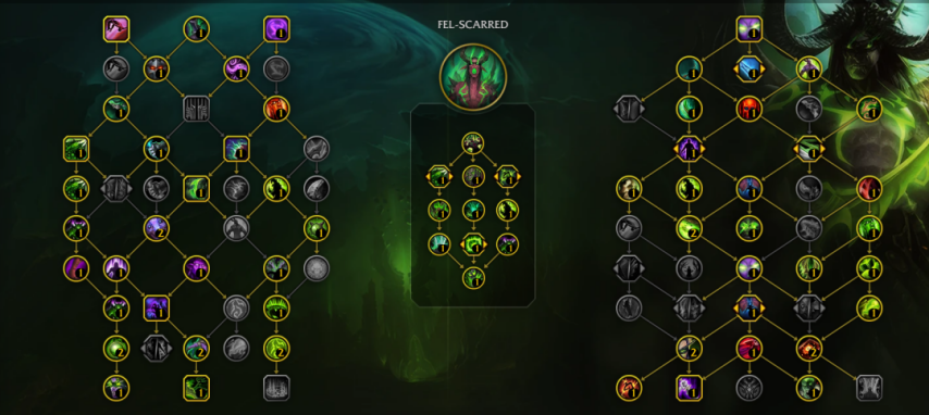 魔兽世界11.2浩劫dh开服天赋代码推荐