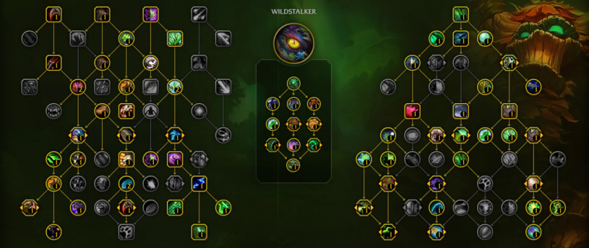 魔兽世界11.2奶德开服天赋代码推荐