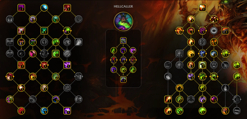 魔兽世界11.2毁灭术开服天赋代码推荐