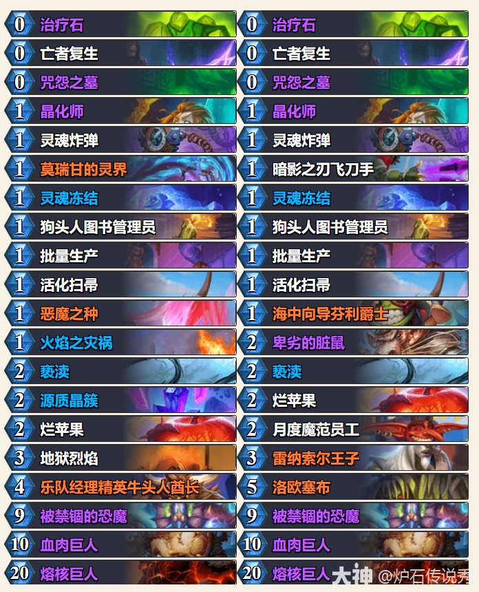 炉石传说33.2狂野模式任务术卡组代码推荐