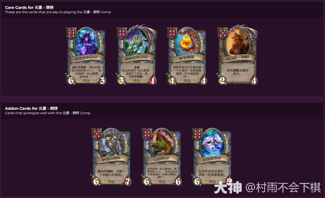 炉石传说33.2.1酒馆战棋倒转元素流玩法攻略