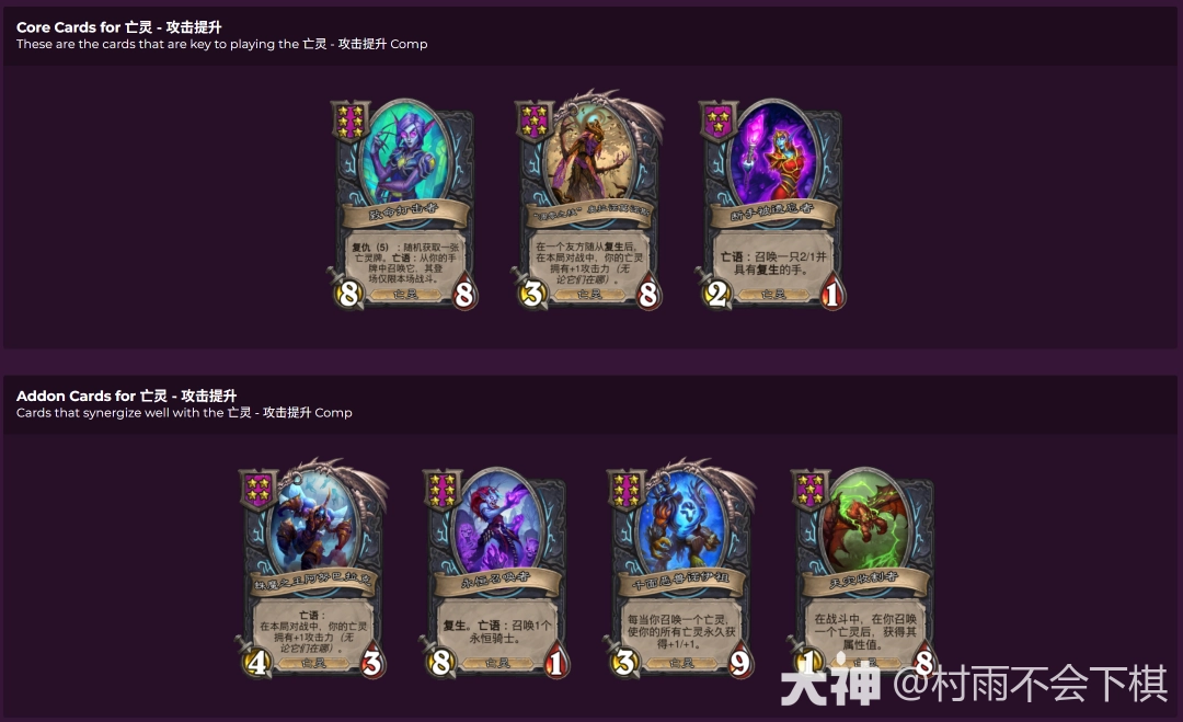 炉石传说33.2.1酒馆战棋亡灵攻击提升流玩法攻略