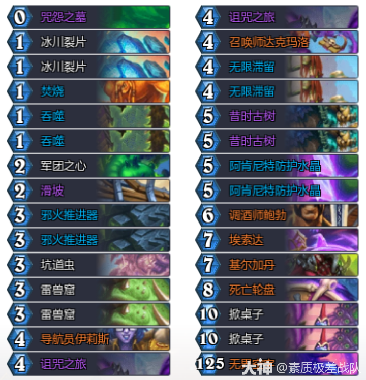 炉石传说33.2.2星舰术卡组代码推荐