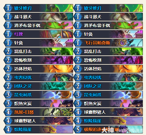 炉石传说2025拉格纳罗斯的火焰节乱斗卡组推荐