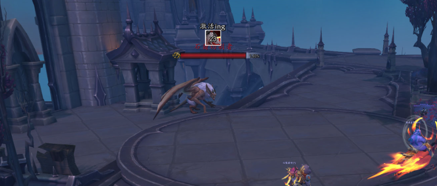 魔兽世界赎罪大厅石化蝙蝠状态WA