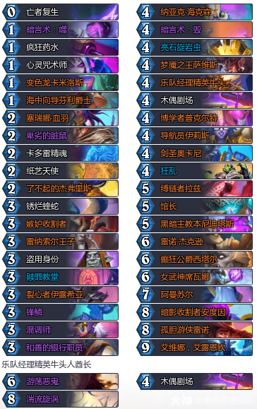 炉石传说9月﻿宇宙脏牧卡组代码推荐2025