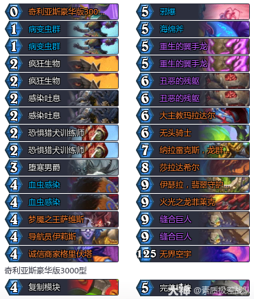 炉石传说重生之日红红绿DK卡组代码推荐