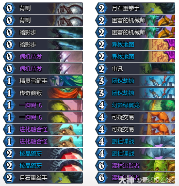 炉石传说重生之日任务贼卡组代码推荐