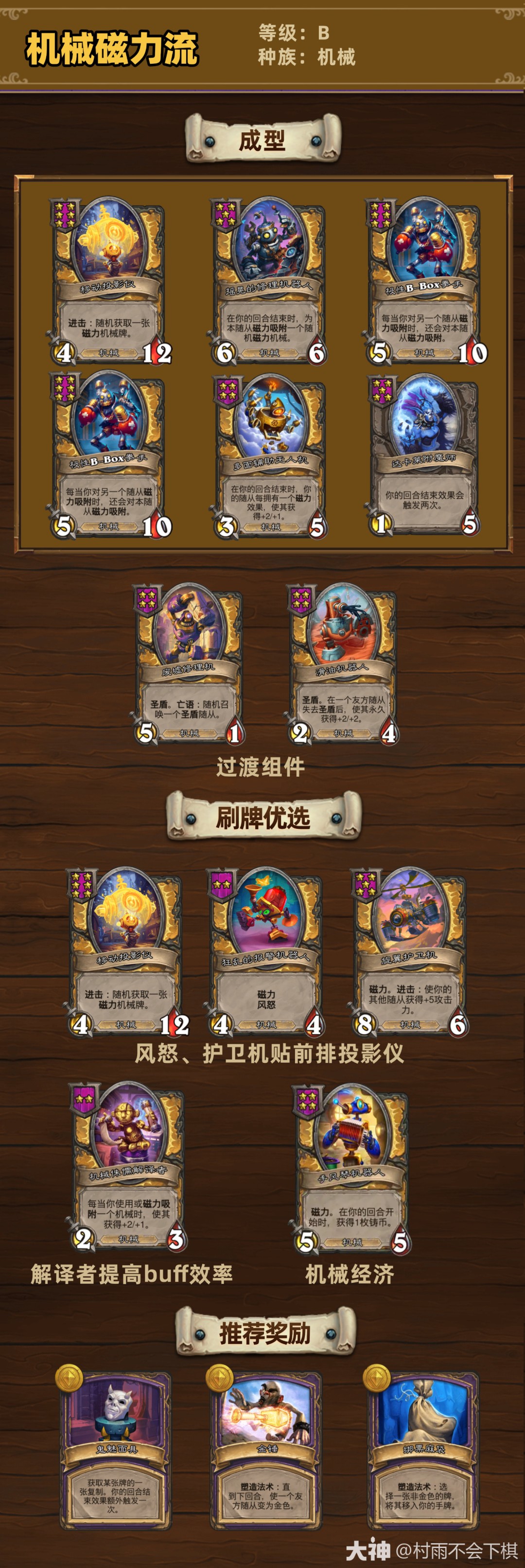 炉石传说33.4.2酒馆战棋机械磁力流玩法攻略