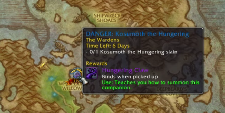 魔兽世界深海水母坐骑的前置任务攻略